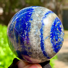229G Lapis Lazuli Stone Sphere Healing Crystal Natural Stone Ball Reiki Mineral picture