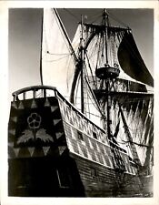 LD347 Original Photo MAYFLOWER ENGLISH SAILING SHIP REPLICA NEW WORLD PILGRIMS picture