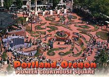 Pioneer Courthouse Square Portland Oregon, Annual Festival of Flowers - Postcard picture