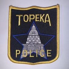 Topeka Kansas KS Police Shoulder Patch Law Enforcement picture