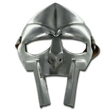 MF Doom Gladiator Mask Madvillain 18g Mild Metal  Face Armor Replica Medieval picture