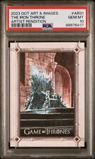 Game of Thrones Art & Images Artist Rendition card AR31 -The Iron Throne- PSA 10 picture