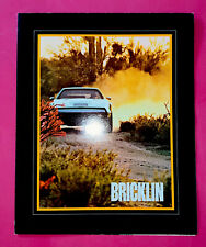 1975 BRICKLIN “GULL-WING” SPORTS CAR COLOR FOLDER /POSTER BROCHURE NOS MINT picture