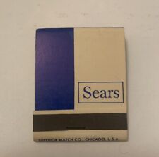Vintage Sears Matchbook Full Unstruck Matches Advertising Souvenir Collect picture