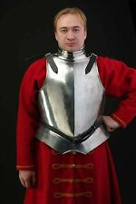 16 gauge Medieval Larp Warrior steel Renaissance Cuirass Body Armor Breastplate  picture