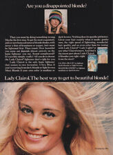 The best way to get to beautiful blonde: Lady Clairol ad 1971 Cybill Shepherd picture