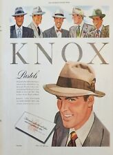 1947 Knox the hatter Vintage Ad Pastels hats for men picture