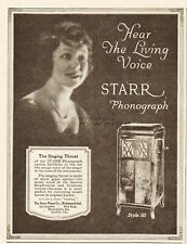 1919 Starr Phonograph Style III Vintage Magazine Print Ad Richmond Indiana picture