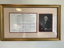 President Andrew Jackson Signed Document - Naval Appointment. Museum Grade picture