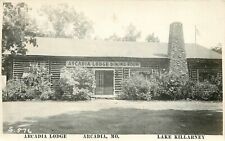 Postcard RPPC 1947 Missouri Arcadia Lodge Lake Killarney occupation 23-13615 picture