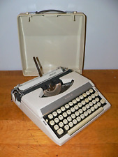 Vintage 1969 Royal Mercury Ultra Portable Manual Typewriter w/Case & Manual picture
