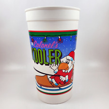 Vintage 80s/90s KFC The Colonel’s Cooler Christmas Sleigh Collectible Cup picture