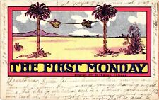 Vintage Postcard- The First Monday Early 1900s picture