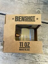 The Original BenShot Bullet Rocks Glass with Real 11oz Bullet Made in the USA picture