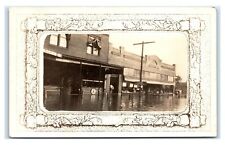 Postcard Downtown Hamilton, Ohio OH Flood of 1913  RPPC L11 picture