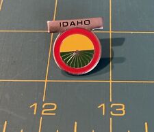 Vintage Idaho Sunset / Sunrise Abstract Art Collectible Travel Souvenir Pin picture