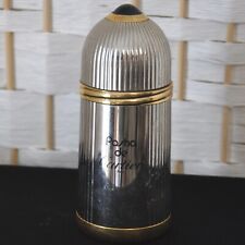 VTG  Parfumes Pasha De Cartier Paris Spray 1.6 ounce Empty Mens Metal Bottle Gld picture