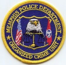 MEMPHIS TENNESSEE ORGANIZED CRIME UNIT small POLICE PATCH picture