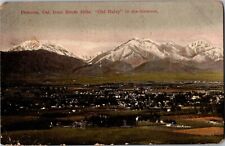 Pomona CA from South Hills, Old Baldy in Distance c1908 Vintage Postcard B12 picture