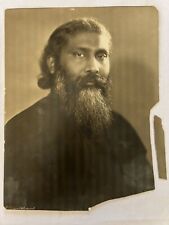 VERY RARE Antique Hazrat Inayat Khan B&W Indian Man Portrait Photo Sufism picture