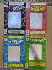 Amazing Spider-Man Lot 30th Anniversary Hologram 365 189 26 90 1992 Lot Of 4 (2) picture