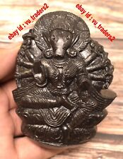 Devi Varahi Murti Idol Carved on Sudarshan Shaligram VRH302 picture