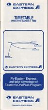 Atlantis Airlines timetable 1988/03/02 Eastern Express picture