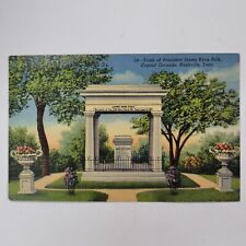 Tomb President James Polk Capital Grounds Nashville Tennessee Linen Postcard picture