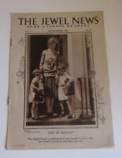 The Jewel News September 1928 Newsletter for Homemakers Jewel Tea CO Autumn Leaf picture