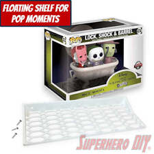 Floating Shelf for Funko Pop Movie Moments Lock, Shock & Barrel (Nightmare)#474 picture