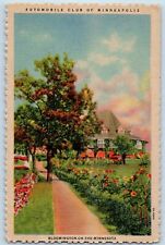 Minneapolis Minnesota Postcard Automobile Club Country Bloomington c1940 Vintage picture