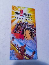 2011 Six Flags Great America park map picture
