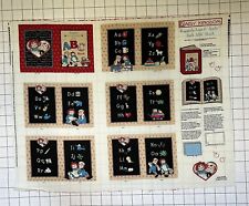 Vintage Daisy Kingdom Unused Fabric Panel Raggedy Ann ABC Book picture