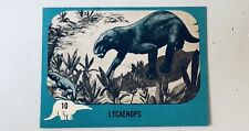 1961 Nu Card Dinosaur Series #10 EX-MT LYCAENOPS picture