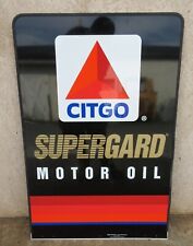 Vintage Citgo SUPERGARD Motor Oil Gas Station Sign Street Talker Stout B picture