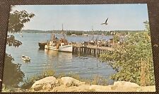 Boothbay Harbor, MA Vintage Postcard 