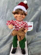 NWT Celebrate It Christmas Darling Elf Treasures Toy Maker Sewing Bear picture
