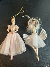 Set Of 2 Barbie As The Swan Queen-Swan Lake & Sugar Plum Fairy 1998 Avon Vintage picture