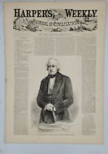 Harper's Weekly 3/27/1858  Turkish Admiral in New York / farewell Dr. Livingston picture
