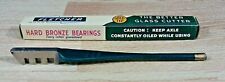 Vintage FLETCHER TERRY Glass Cutter #08 Boxed NOS Gold Tip Hard Bronze Bearings  picture