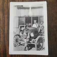 Antique Photograph Young Men In Car 1921 Dirt Track Racing picture