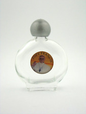 Pope Francis of Assisi Epoxy Image Glass Travel Empty Holy Water Bottle 2.5 In picture