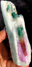 278g Natural Watermelon Color Tourmaline Crystal Ice Transparent Specimen ie1684 picture
