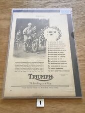 Vintage Motorcycle Adverts, Road Tests & Articles - Triumph Tiger 100 90 110 Cub picture