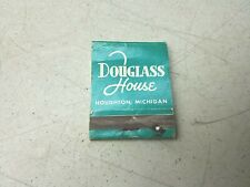 Douglass House Onigaming Supper Club Houghton MI Vintage Advertising Matchbook picture