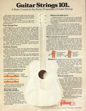 1974 Gibson Guitar Strings Basic Course 101 - Vintage Ad picture