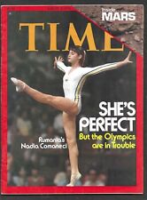 1976 Time Magazine * Nadia Comaneci &  Planet Mars * Newsstand Issue ** No Label picture