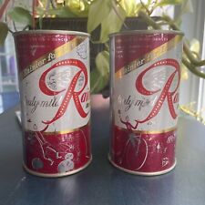 Rainier Beer cans -2 Maroon Colors picture
