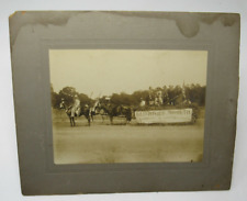 1890s Large Photo of Molly Pitcher at Monmouth Daughters of Liberty Parade Float picture