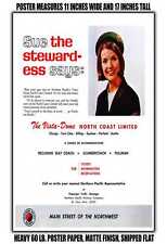 11x17 POSTER - 1965 Vista Dome North Coast Limited: Stewardess Sue picture
